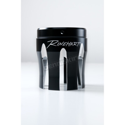 Rinehart Black 3.5 in. Castle Style Machined End Cap - 900-0218