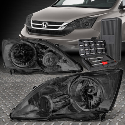 ДЛЯ 07-11 HONDA CRV ЗАКОПЧЕННЫЙ КОРПУС ПРОЗРАЧНЫХ УГЛОВЫХ ФАР ГОЛОВНОГО СВЕТА + НАБОР ИНСТРУМЕНТОВ