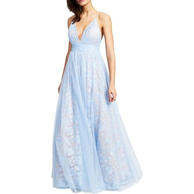 

Женское синее бальное вечернее платье TLC Say Yes To The Prom для юниоров  BHFO 8287, Blue/tan