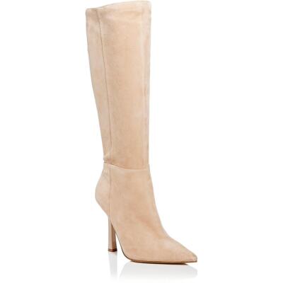 Женские сапоги до колена с острым носком и застежкой-молнией Aqua Womens Shea, BHFO 7500