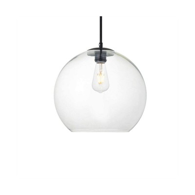 Elegant Lighting LD2216C Baxter 1 Light 14''W Pendant - Chrome
