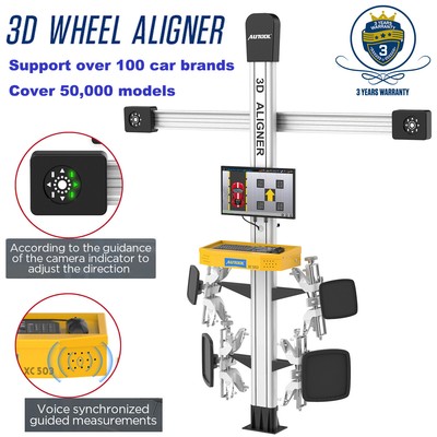 3D Fully Automatic Wheel Alignment System Machine Tire Aligner for 50,000+ Cars