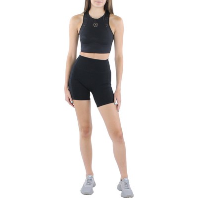 Женский черный укороченный топ для фитнеса Adidas Stella McCartney Athletic XS BHFO 8033