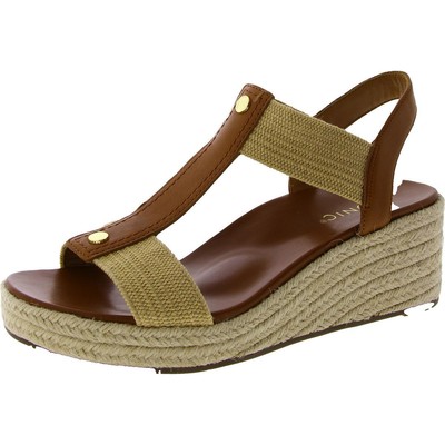 Женские босоножки на танкетке из коричневой кожи Calera от Vionic 8 Medium (B,M) BHFO 6404