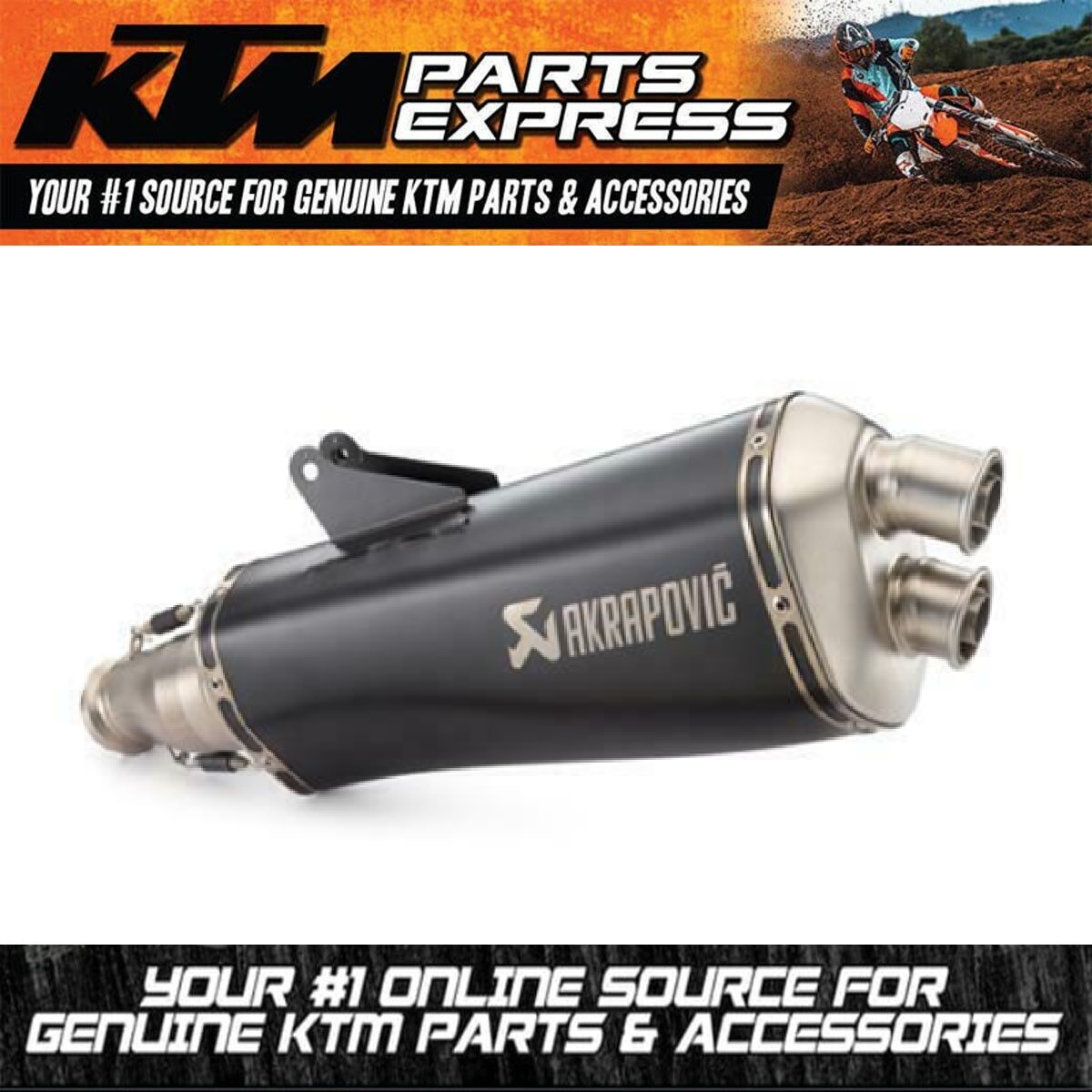 AKRAPOVIC スリップオン サイレンサー KTM690 エンデューロR