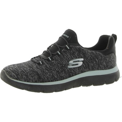 

Кроссовки Skechers Womens Summits Quick Getaway черные 7 Medium (B,M) 4253, Black/aqua