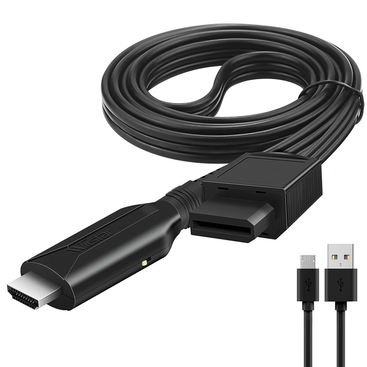 Wii to HDMI Adapter Converter Cable 1080P HD+USB High Speed Game Conversion Cord