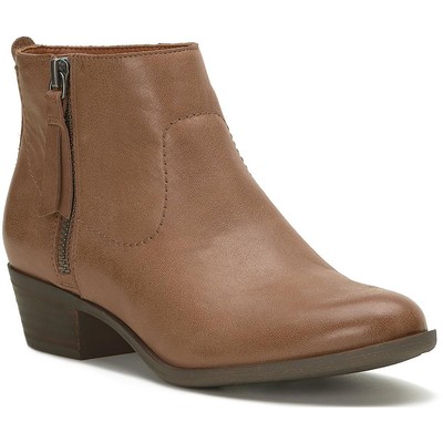 Lucky Brand Womens Blandre Brown Ankle Boots Shoes 8 Medium (B,M) BHFO 1435