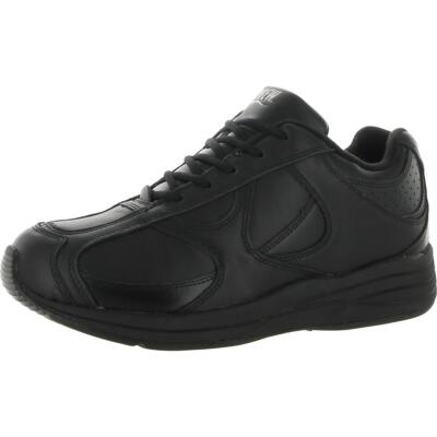 

Черные кожаные кроссовки Drew Mens Surge Athletic 9 Extra Wide (4E) BHFO 2512, Черный, Surge