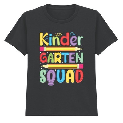 Kindergarten Squad Education Kids T-Shirt Boys Girls Back To School Fun