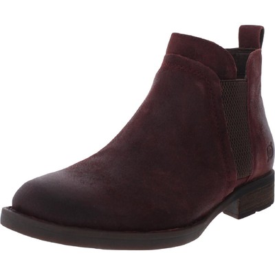 

Женские красные кожаные ботильоны Brenta Born 11, средний (B,M) BHFO 0020, Dark red, Brenta