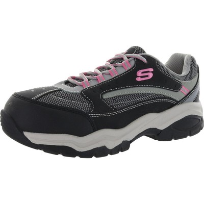 

Skechers Женские кроссовки Biscoe Black Mesh Safety Shoes 8 Medium (B,M) BHFO 9476, Black/gray