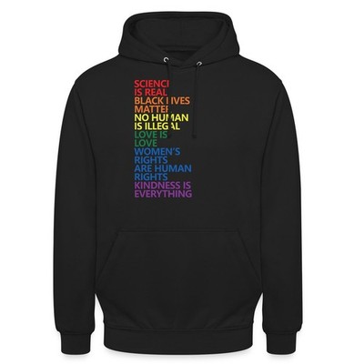 Black Lives Matter LGBT Pride Menschenrechte Unisex Hoodie