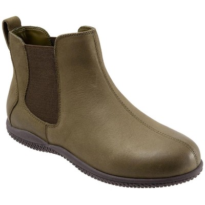 

Женские кожаные ботильоны SoftWalk Highland с круглым носком без застежки BHFO 8272, Highland