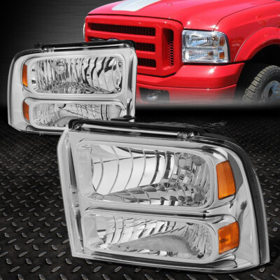 ДЛЯ 05-07 FORD F250 F350 SUPER DUTY CHROME HOUSE AMBER УГЛОВЫЕ ЛАМПЫ ДЛЯ ФАР