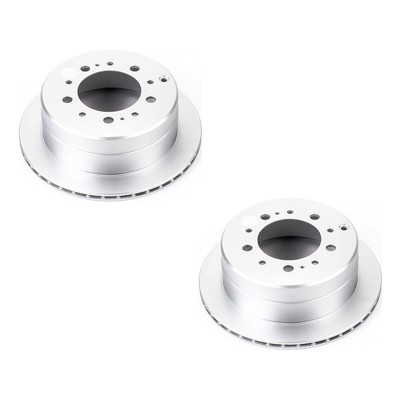 SET-P15JBR736EVC-2 Powerstop 2-Wheel Set Brake Discs Rear for Lexus LX470 Toyota