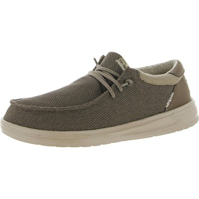 

Мужские коричневые повседневные и модные кроссовки Hey Dude Paul Sox 8 Medium (D) BHFO 0657, Shitake brown, Paul Sox