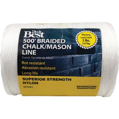 Do it Best 500 Ft. Braided Nylon Chalk/Mason Line 307091 SIM Supply, Inc. 307091