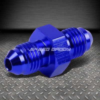 4AN AN-4 НАРУЖНЫЙ ПРЯМОЙ СОЕДИНИТЕЛЬНЫЙ АДАПТЕР FLARE BLUE ДЛЯ ГАЗА / МАСЛА / H20 ФИНИШНЫЙ ФИТИНГ