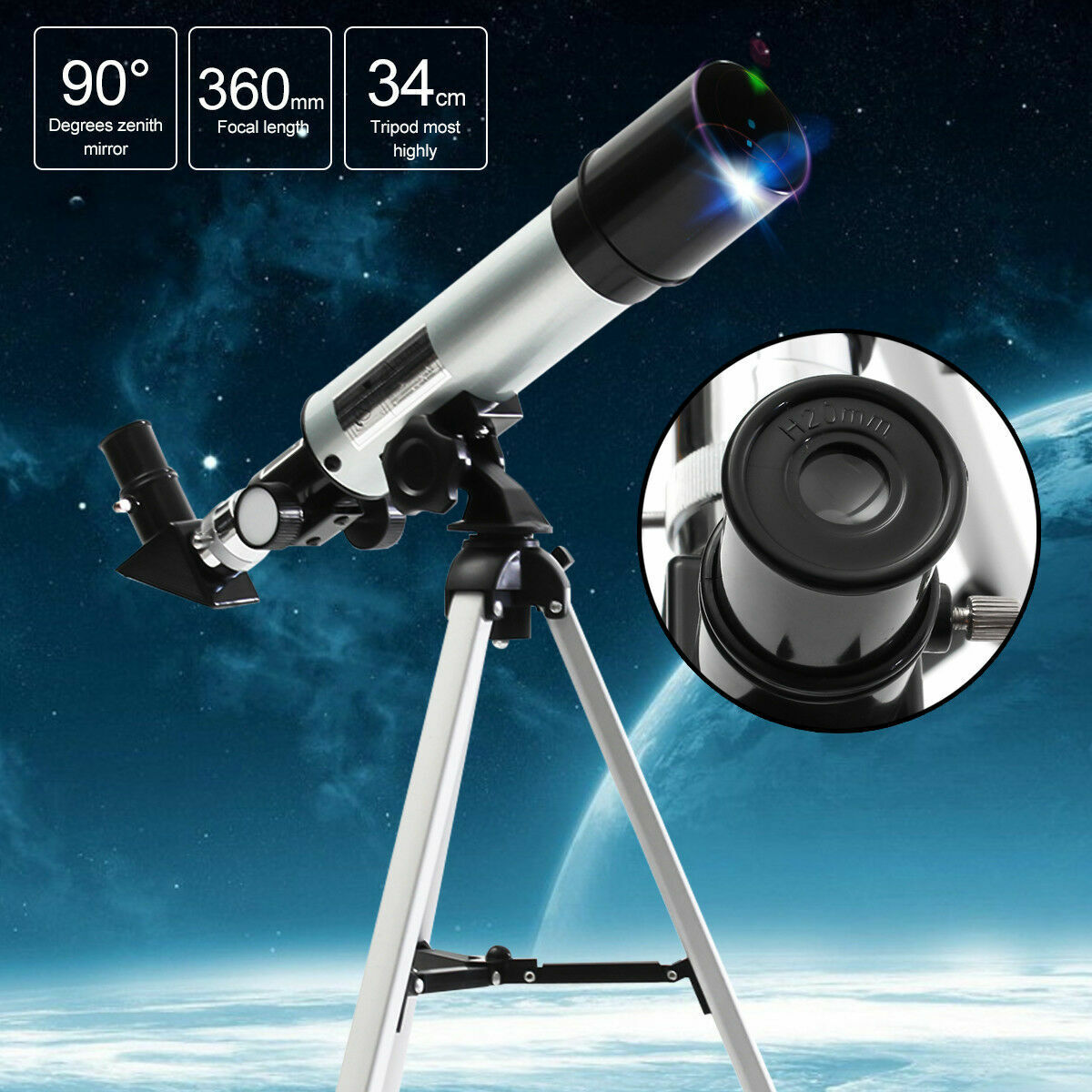 F36050M Space Reflector Astronomical Telescope Performance White New hot
