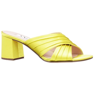 

Nina Womens Nayely Slip On Dressy Туфли-мюли на блочном каблуке BHFO 3877, Zest crystal satin, Nayely