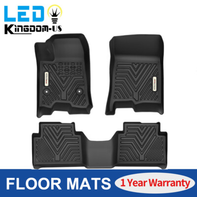 All Weather 3D Floor Mats Liner for 2023-2024 Chevy Colorado GMC Canyon Crew Cab