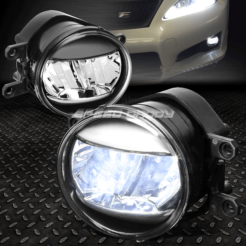 ДЛЯ 07-13 TOYOTA CAMRY COROLLA/-15 LEXUS GS350 СВЕТОДИОДНЫЕ ПРОТИВОТУМАННЫЕ ФАРЫ С ПРОЗРАЧНЫМИ ЛИНЗАМИ