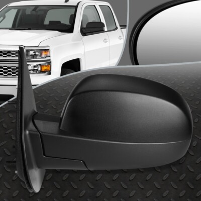 ДЛЯ 07-14 CHEVY SILVERADO/GMC SIERRA ЛЕВОЕ БОКОВОЕ ЗЕРКАЛО С ЭЛЕКТРОПРИВОДОМ OE+ ОБОГРЕВОМ