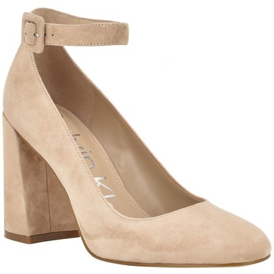 Женские замшевые туфли-лодочки Calvin Klein Fionna с пряжкой BHFO 0917