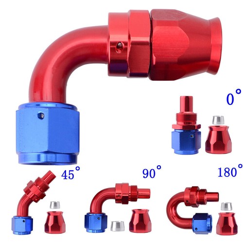 10Ft 3/8" Braided Stainless Fuel Line Filler Feed Hose+10pcs AN6 Fitting Kits