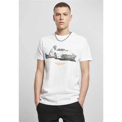 Mister Tee Weekend Wolf T-Shirt White Italia Supercar Race Streetpower Men