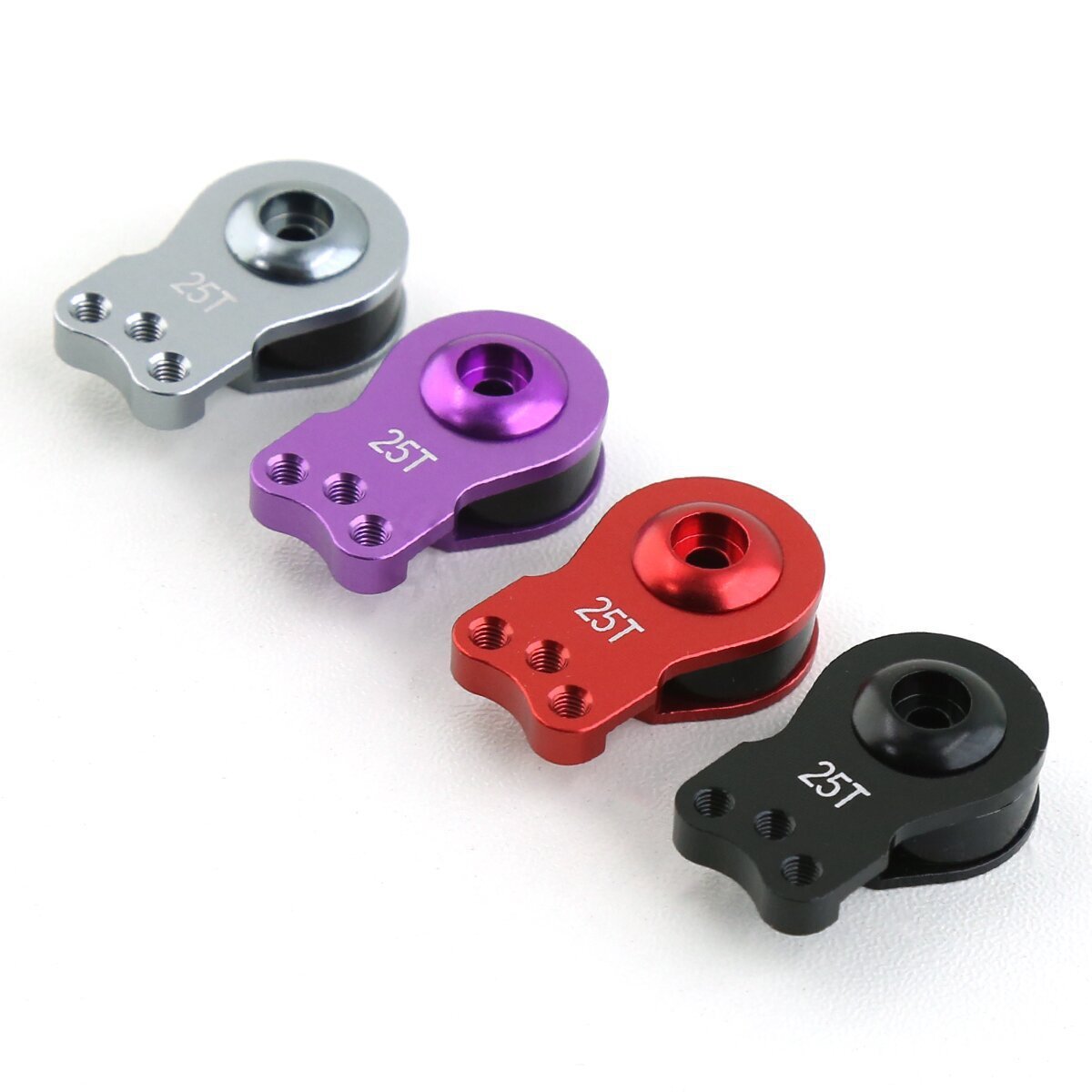 25T CNC Aluminum Alloy Metal Steering Servo Horn Arm for RC 1:10 1: 8 Rc Car