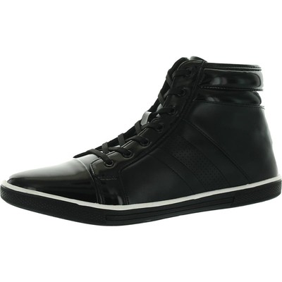 

Kenneth Cole Reaction Mens Center Высокие повседневные и модные кроссовки BHFO 0324, Черный