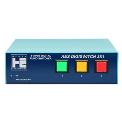 Henry Engineering AES DigiSwitch 3x1 Digital Audio Switch #DS