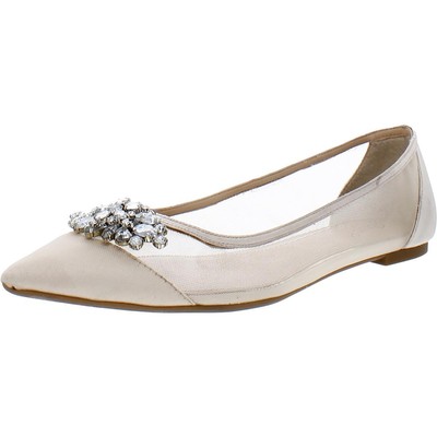 

Женские балетки без загара Jewel Badgley Mischka 10 Medium (B,M) BHFO 7218, Champaigne