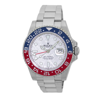 ROLEX 18K White Gold 40mm GMT Master II Pepsi 126719BLRO