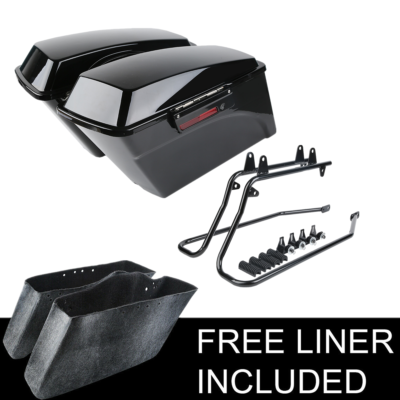 Softail hard online bag brackets