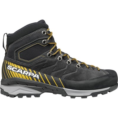 Ботинки для походов Scarpa Mescalito TRK GTX - мужские темно-антрацитово-горчичные, 45.0