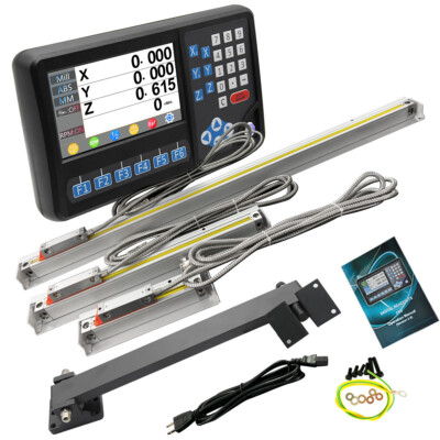 Bridgeport  DRO 9X49Table3 Axis Digital Readout  12''16''36'' Linear Scale US Stock
