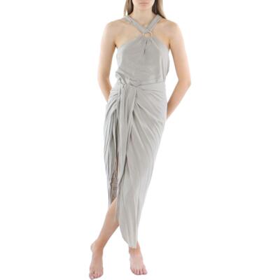 

Just BEE Queen Womens Dash One Shoulder Dress Beachwear Cover-Up BHFO 6916, Stone