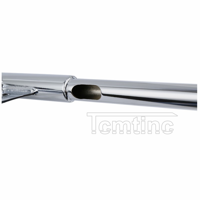 Ape Hanger Handlebar – 12/14/16/18 Inch Rise, Chrome, Fits Harley Electra Glide 1982-Up (FLHT/FLHTC), 37" Tip-to-Tip