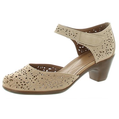 Женские кожаные туфли-лодочки Easy Spirit Cindie Tan 5.5 Medium (B,M) BHFO 1488