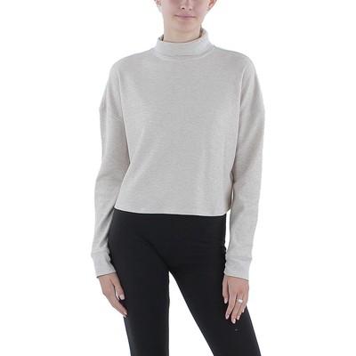 Женская укороченная водолазка Calvin Klein Performance темно-серого цвета с высоким воротом S BHFO 2729