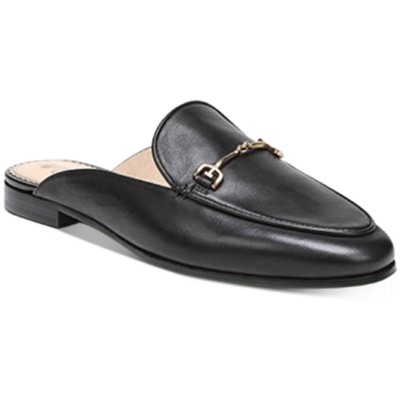 

Женские черные кожаные лоферы Sam Edelman Linnie, ширина 8,5 (C,D,W) BHFO 4563, Black leather