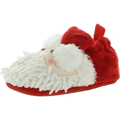 

Красные велюровые тапочки без шнуровки Baby Deer с аппликацией, 3–6 мес., BHFO 2044, Red velour, 21671