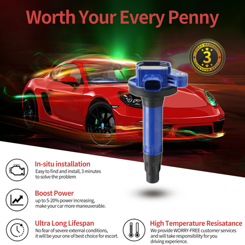 ✅ 6 Energy Ignition Coil For Ford Edge Explorer F150 Mustang Lincoln Mazda UF553