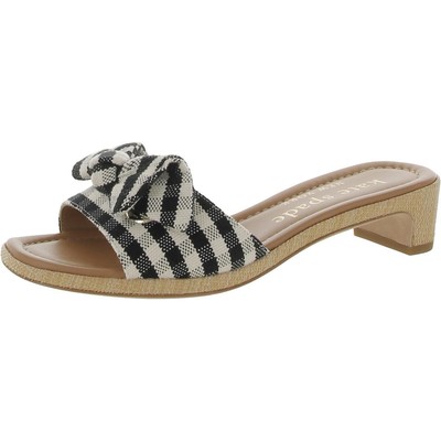 Женские туфли Kate Spade New York на каблуке Lilah Black-цвета слоновой кости, 7 средних (B, M) BHFO 0975