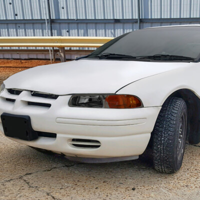 For 95-00 Chrysler Cirrus/Dodge Stratus Headlight/Lamp Smoked Housing Amber Side