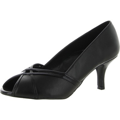 

Черные женские туфли на каблуке Easy Street Celeste, ширина 7,5 дюйма (C,D,W) BHFO 2185, Black/patent