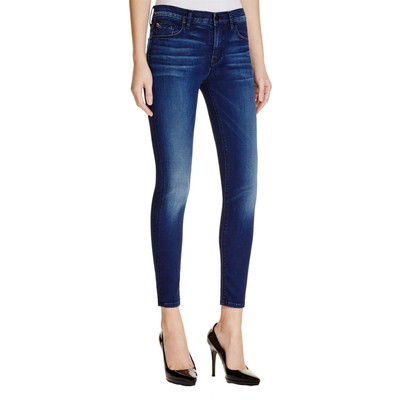 Джеггинсы Hudson Womens Nico Blue из джинсовой ткани с запахом на щиколотке 29 BHFO 5314